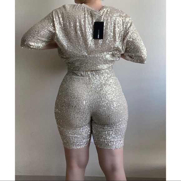 Fashion Nova Other - Gotta Shine Sequin Set By Fashion Nova